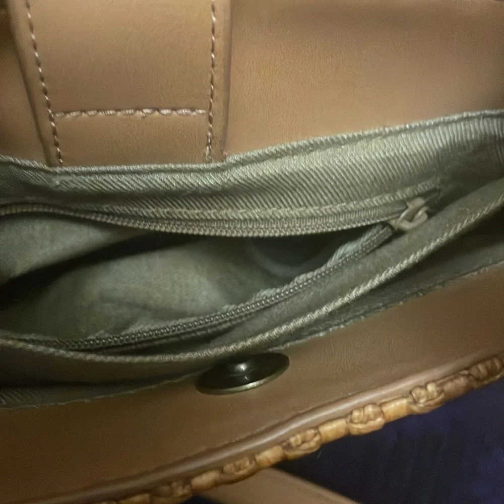 Fossil women’s woven fiber purse - Picture 8 of 10